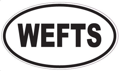 WEFTS - Oval Magnet