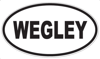 WEGLEY - Oval Sticker