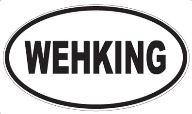 WEHKING - Oval Sticker