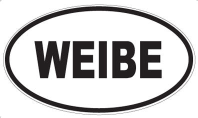 WEIBE - Oval Sticker
