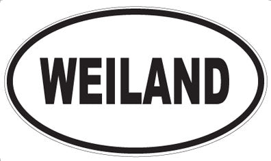 WEILAND - Oval Sticker