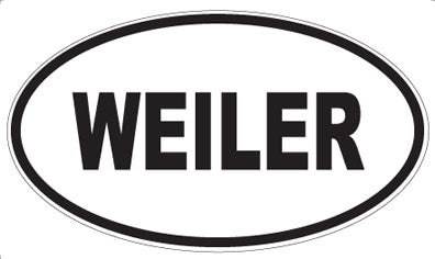 WEILER - Oval Magnet