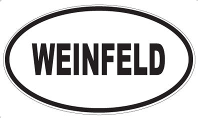 WEINFELD - Oval Sticker