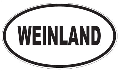 WEINLAND - Oval Sticker