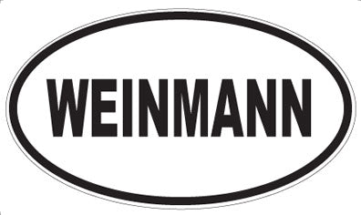 WEINMANN - Oval Sticker
