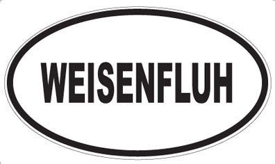 WEISENFLUH - Oval Sticker