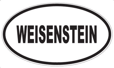 WEISENSTEIN - Oval Sticker