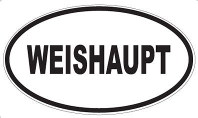 WEISHAUPT - Oval Sticker