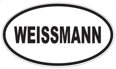 WEISSMANN - Oval Sticker