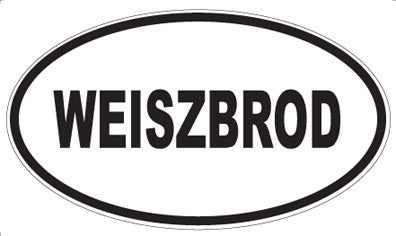 WEISZBROD - Oval Magnet