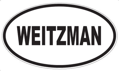 WEITZMAN - Oval Sticker