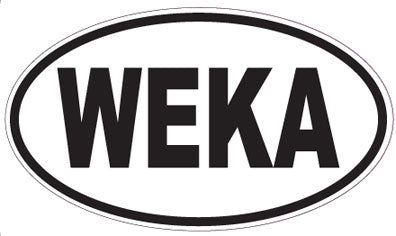 WEKA - Oval Sticker
