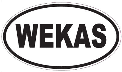 WEKAS - Oval Magnet