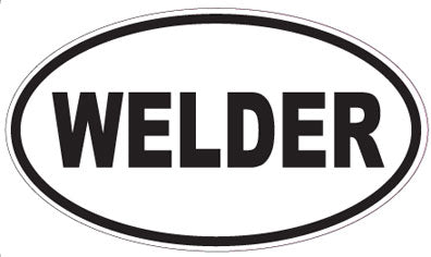 WELDER - Oval Sticker