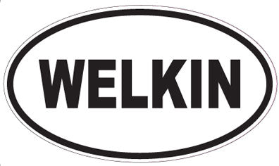 WELKIN - Oval Sticker
