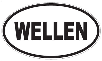 WELLEN - Oval Sticker