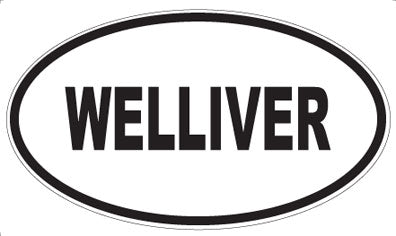 WELLIVER - Oval Sticker