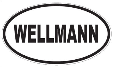 WELLMANN - Oval Sticker