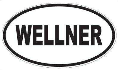 WELLNER - Oval Sticker