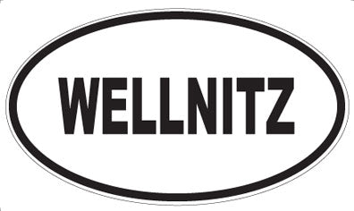 WELLNITZ - Oval Sticker