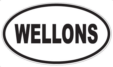 WELLONS - Oval Sticker