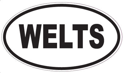 WELTS - Oval Magnet