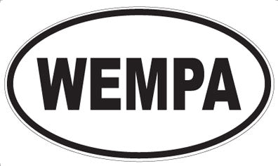 WEMPA - Oval Sticker