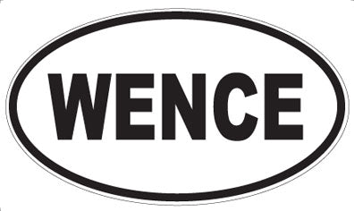 WENCE - Oval Sticker