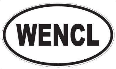 WENCL - Oval Sticker