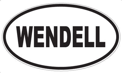 WENDELL - Oval Sticker