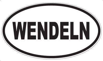 WENDELN - Oval Sticker