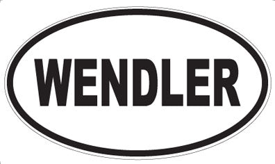 WENDLER - Oval Sticker