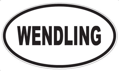 WENDLING - Oval Sticker
