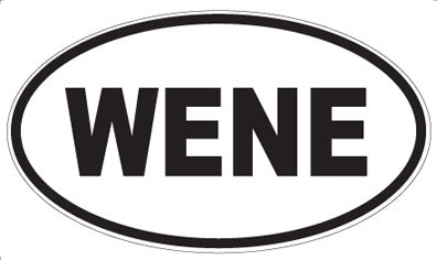WENE - Oval Sticker