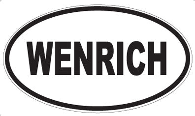 WENRICH - Oval Magnet