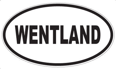 WENTLAND - Oval Sticker