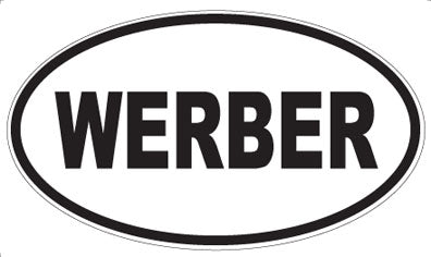 WERBER - Oval Sticker