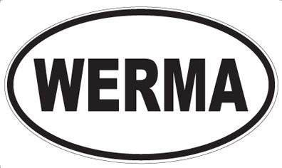 WERMA - Oval Sticker