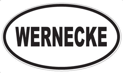 WERNECKE - Oval Sticker