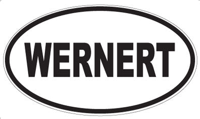 WERNERT - Oval Sticker