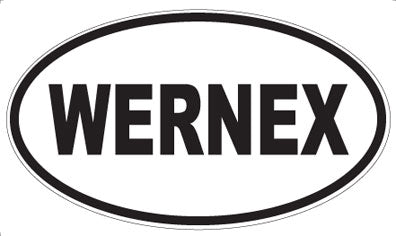 WERNEX - Oval Sticker
