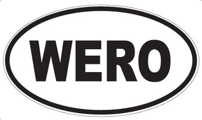 WERO - Oval Sticker