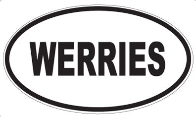 WERRIES - Oval Sticker