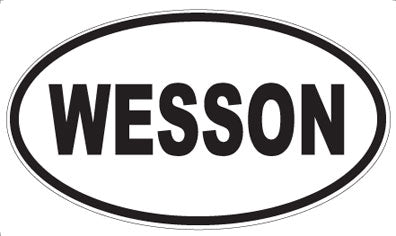 WESSON - Oval Sticker