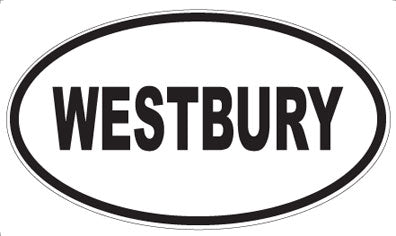 WESTBURY - Oval Sticker