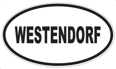 WESTENDORF - Oval Sticker