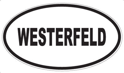 WESTERFELD - Oval Sticker