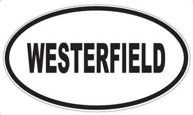 WESTERFIELD - Oval Sticker