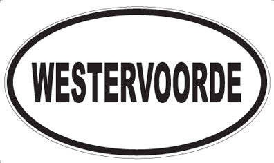 WESTERVOORDE - Oval Sticker