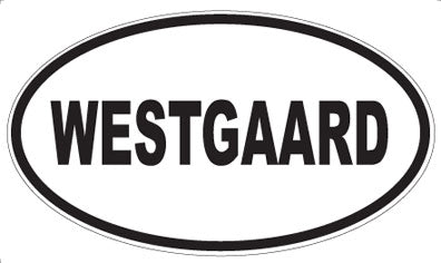 WESTGAARD - Oval Sticker